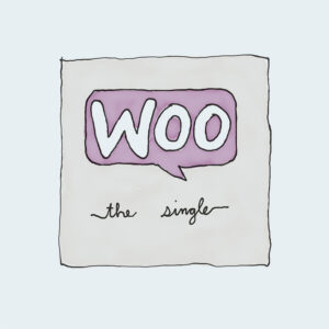 Single music album cover featuring vibrant artwork and artist name for digital download on WooCommerce