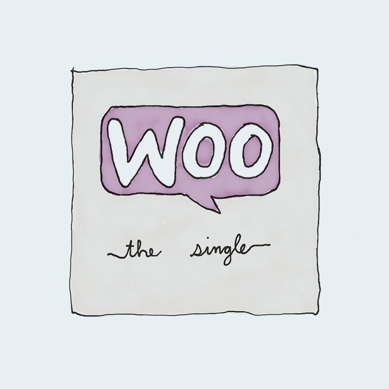 Single music album cover featuring vibrant artwork and artist name for digital download on WooCommerce