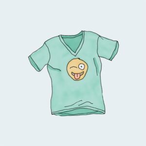 Men's logo T-shirt in stylish design, perfect for casual wear and showcasing brand identity